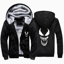 Load image into Gallery viewer, Venom Hoodies Men Hooded Casual Wool Winter Thickened Warm Coat Male Velvet Male Sweatshirts Coat Zipper Cardigan Hoody Man Clot