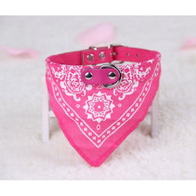 Load image into Gallery viewer, New Adjustable Cat dog Leather Collar Neckerchief Pet Neck Scarf Bowtie Necktie Bandana Pet Products Accessories
