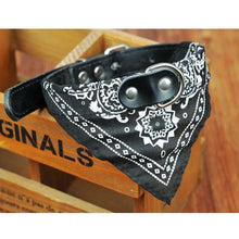 Load image into Gallery viewer, New Adjustable Cat dog Leather Collar Neckerchief Pet Neck Scarf Bowtie Necktie Bandana Pet Products Accessories