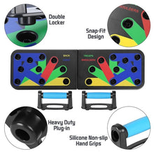 Load image into Gallery viewer, Push Up Board Fitness Kit Multi-purpose Body Building Home Fitness Kit For Men Women With Carrying Pouch Wholesale Dropshipping