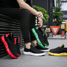 Load image into Gallery viewer, Men Sheos Fashion Lace-Up Breathable Male Casual Shoes Summer Mesh Walking Sneakers Young Tenis Masculino Adulto Dad Footwear