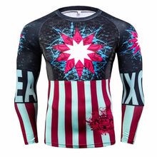 Load image into Gallery viewer, 2018 FLASH Compression Shirt Men 3D Printed T-shirts Men Raglan Long Sleeve Cosplay Costume Tops Male fitness body building Clot