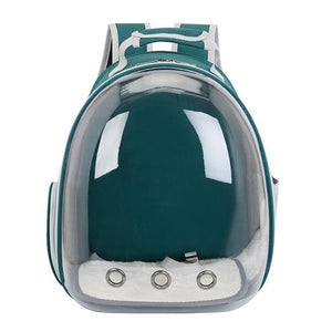 Travel cat double shoulder bag breathable transparent portable space pet backpack small dog pet travel carrier handbag