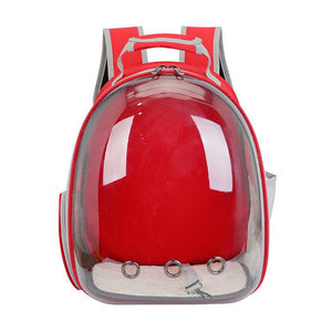 Travel cat double shoulder bag breathable transparent portable space pet backpack small dog pet travel carrier handbag