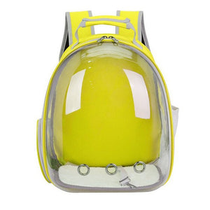 Travel cat double shoulder bag breathable transparent portable space pet backpack small dog pet travel carrier handbag