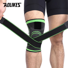 Load image into Gallery viewer, AOLIKES 1PCS 2020 Knee Support Professional Protective Sports Knee Pad Breathable Bandage Knee Brace Basketball Tennis Cycling
