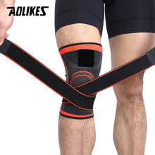 Load image into Gallery viewer, AOLIKES 1PCS 2020 Knee Support Professional Protective Sports Knee Pad Breathable Bandage Knee Brace Basketball Tennis Cycling
