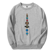 Load image into Gallery viewer, Planets Colour Men Hoodie 2019 Autumn Winter Warm Fleece High Quality Sweatshirts Creative Design Funny Fashion Fitness Hoodies
