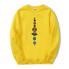 Load image into Gallery viewer, Planets Colour Men Hoodie 2019 Autumn Winter Warm Fleece High Quality Sweatshirts Creative Design Funny Fashion Fitness Hoodies

