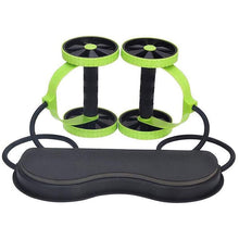 Load image into Gallery viewer, Gym Equipment   Exercise Equipment Double Wheel Arm Waist Leg Trainer Power Roll Abdominal And Full Body Workout Home  Fitness
