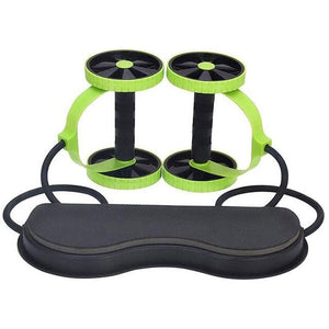 Gym Equipment   Exercise Equipment Double Wheel Arm Waist Leg Trainer Power Roll Abdominal And Full Body Workout Home  Fitness