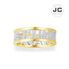 Load image into Gallery viewer, New Fashion Charms Silver 925 Original Engraving,&#39;JE T&#39;AIME MOI AUSSI&#39; Ring For Women With Mono Logo Glamour Zircon Jewelry Gift
