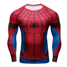 Load image into Gallery viewer, 2018 FLASH Compression Shirt Men 3D Printed T-shirts Men Raglan Long Sleeve Cosplay Costume Tops Male fitness body building Clot
