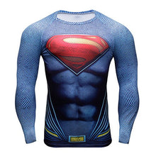 Load image into Gallery viewer, 2018 FLASH Compression Shirt Men 3D Printed T-shirts Men Raglan Long Sleeve Cosplay Costume Tops Male fitness body building Clot
