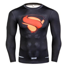 Load image into Gallery viewer, 2018 FLASH Compression Shirt Men 3D Printed T-shirts Men Raglan Long Sleeve Cosplay Costume Tops Male fitness body building Clot
