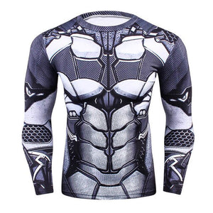 2018 FLASH Compression Shirt Men 3D Printed T-shirts Men Raglan Long Sleeve Cosplay Costume Tops Male fitness body building Clot