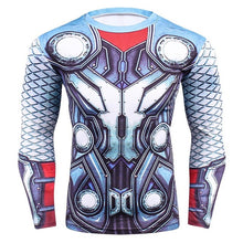 Load image into Gallery viewer, 2018 FLASH Compression Shirt Men 3D Printed T-shirts Men Raglan Long Sleeve Cosplay Costume Tops Male fitness body building Clot
