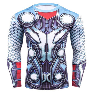 2018 FLASH Compression Shirt Men 3D Printed T-shirts Men Raglan Long Sleeve Cosplay Costume Tops Male fitness body building Clot