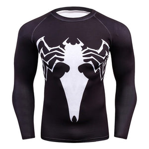 2018 FLASH Compression Shirt Men 3D Printed T-shirts Men Raglan Long Sleeve Cosplay Costume Tops Male fitness body building Clot