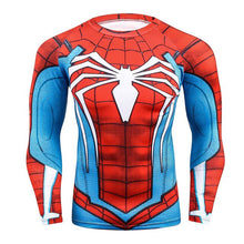 Load image into Gallery viewer, 2018 FLASH Compression Shirt Men 3D Printed T-shirts Men Raglan Long Sleeve Cosplay Costume Tops Male fitness body building Clot
