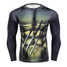 Load image into Gallery viewer, 2018 FLASH Compression Shirt Men 3D Printed T-shirts Men Raglan Long Sleeve Cosplay Costume Tops Male fitness body building Clot
