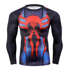 Load image into Gallery viewer, 2018 FLASH Compression Shirt Men 3D Printed T-shirts Men Raglan Long Sleeve Cosplay Costume Tops Male fitness body building Clot
