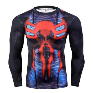 2018 FLASH Compression Shirt Men 3D Printed T-shirts Men Raglan Long Sleeve Cosplay Costume Tops Male fitness body building Clot