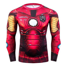 Load image into Gallery viewer, 2018 FLASH Compression Shirt Men 3D Printed T-shirts Men Raglan Long Sleeve Cosplay Costume Tops Male fitness body building Clot
