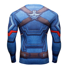 Load image into Gallery viewer, 2018 FLASH Compression Shirt Men 3D Printed T-shirts Men Raglan Long Sleeve Cosplay Costume Tops Male fitness body building Clot
