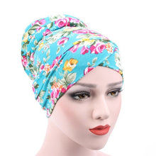 Load image into Gallery viewer, New Leopard Print women turban hats Muslim Fashion Women&#39;s Hijabs Cotton Cover Inner Hijab Cap Islamic Head Wear Hat Under Scarf
