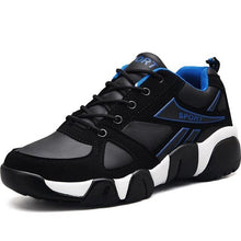 Load image into Gallery viewer, Hundunsnake Summer Men&#39;s Shoes Sporty Man Sneakers Women Running Shoes Man Sports Shoe Sport Men Pu Leather Trainers Black A-177
